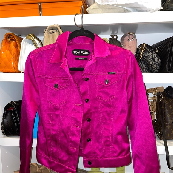 Pink Tom Ford jacket DOUBLE DUCHESSE - Picture 2 of 6